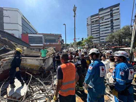 At least 18 killed as magnitude 7.4 earthquake hits Colombia PEREIRA, COLOMBIA - AUGUST 10: People gather in the streets after a powerful earthquake struck Colombia, killing at least 18 people and causing damage in Pereira, Colombia, on August 10, 2026. The earthquake was felt across much of the country, with authorities continuing to assess the extent of the damage and possible additional casualties. Alexis Munera Anadolu Pereira Colombia. Editorial use only. Please get in touch for any other usage.  Copyright: x2026xAnadoluxAlexisxMunerax