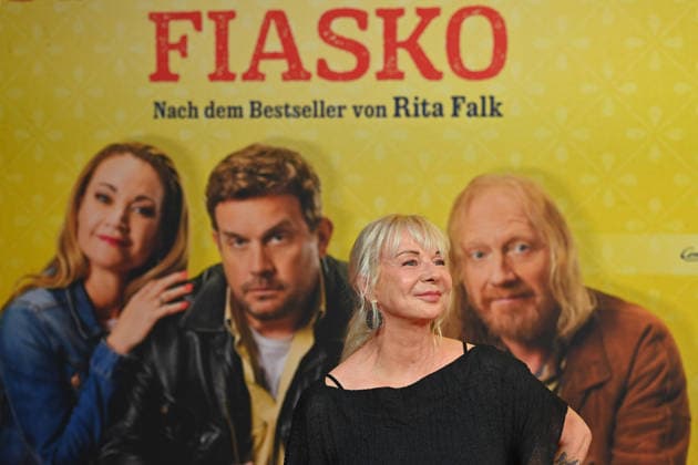 Rita FALK, Author; Portrait; World Premiere of *STECKERLFISCHFIASKO* on August 10, 20226, at the Mathaeser Kino in Munich; Red Carpet