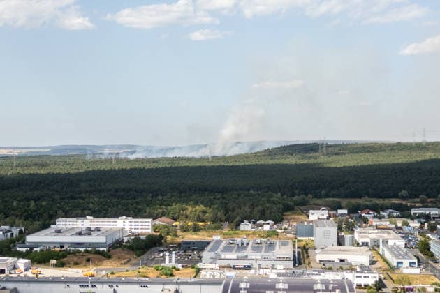 Four fires are raging in the