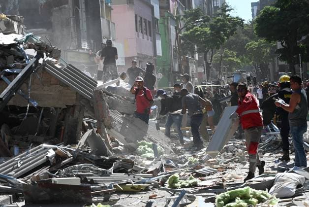 111 killed, 87 injured as magnitude 7.4 earthquake strikes Colombia PEREIRA, COLOMBIA - AUGUST 10: Residents and rescue workers carry out search, rescue and evacuation operations after a powerful earthquake struck Colombia, killing at least 18 people and causing widespread damage in Pereira, on August 10, 2026 in Pereira, Colombia. Preliminary reports indicate that several structures collapsed, buildings and roads were damaged, and some public services were temporarily disrupted. Hospitals activated emergency plans to treat the injured, while technical teams began assessing damaged buildings as authorities warned residents to avoid unsafe structures and remain alert for aftershocks. Alexis Munera Anadolu Pereira Colombia. Editorial use on Copyright: x2026xAnadoluxAlexisxMunerax