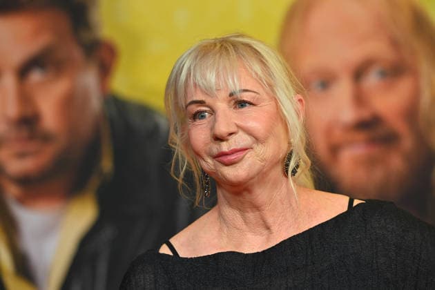 Rita FALK, Author; Single Image, Cropped Single Motif, Portrait; World Premiere of *STECKERLFISCHFIASKO* on August 10, 20226, at the Mathaeser Kino in Munich; Red Carpet