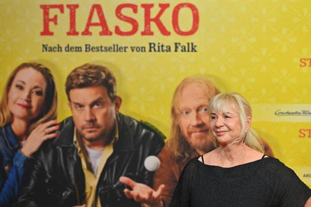 Rita FALK, Author; Single Image, Cropped Single Motif, Portrait; World Premiere of *STECKERLFISCHFIASKO* on August 10, 20226, at the Mathaeser Kino in Munich; Red Carpet