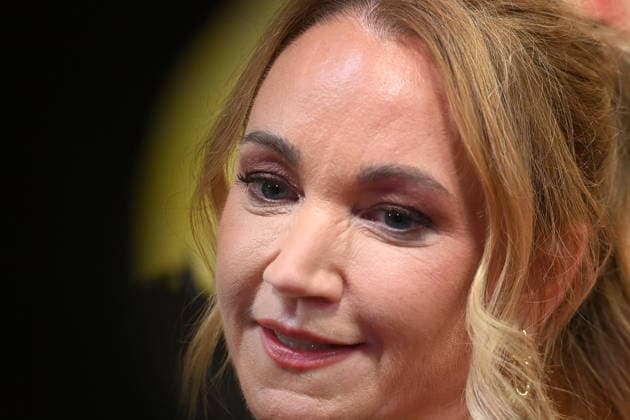Lisa Maria POTTHOFF, actress; single image, cropped close-up, portrait; World Premiere of *STECKERLFISCHFIASKO* on August 10, 2022, at the Mathaeser Kino in Munich; Red Carpet