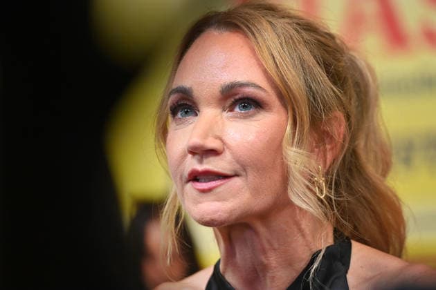 Lisa Maria POTTHOFF, actress; single image, cropped close-up, portrait; World Premiere of *STECKERLFISCHFIASKO* on August 10, 2022, at the Mathaeser Kino in Munich; Red Carpet