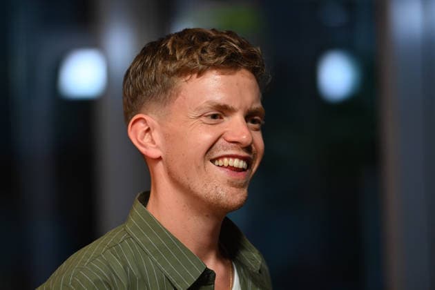 Ferdinand HOFER, actor; still photo, cropped single shot, portrait; World Premiere of *STECKERLFISCHFIASKO* on August 10, 2022, at the Mathäuser Kino in Munich; Red Carpet