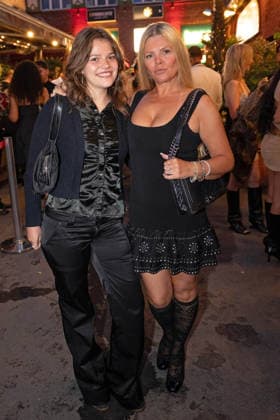 Faye Montana with her mother, Anne Sophie Briest, at KATJA™ S LUCKY NUMBER 30: KATJA KRASAVICE CELEBRATES HER 30TH BIRTHDAY at Ballhaus Berlin in Berlin on August 10, 2026