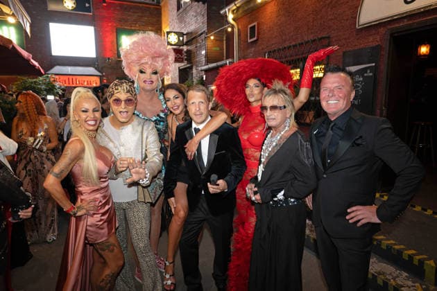 Ginger Wollersheim, Julian F. M. Stöckel, Olivia Jones, Oliver Pocher, Micaela Schaefer, Bert Wollersheim, Prince Marcus von Anhalt at KATJA™’S LUCKY NUMBER 30: KATJA KRASAVICE CELEBRATES HER 30TH BIRTHDAY at Ballhaus Berlin in Berlin on August 10, 2026