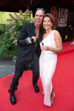 Rene Dorst (aka Redo) and Claudia Obert at KATJA™ S LUCKY NUMBER 30: KATJA KRASAVICE CELEBRATES HER 30TH BIRTHDAY at Ballhaus Berlin in Berlin on August 10, 2026