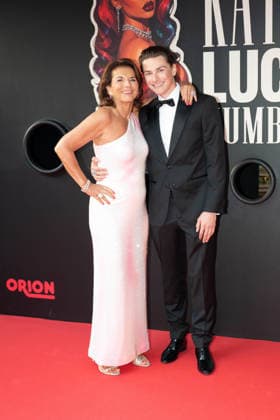 Claudia Obert with her boyfriend Max Suhr at KATJA™ S LUCKY NUMBER 30: KATJA KRASAVICE CELEBRATES HER 30TH BIRTHDAY at Ballhaus Berlin in Berlin on August 10, 2026