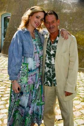 ABB RICHTER: Judith Richter and Max Tidof, the actors, appeared as guests on the ZDF TV show *Volle Kanne* in front of the ZDF studio in Düsseldorf on August 11, 2026, in North Rhine-Westphalia, Germany