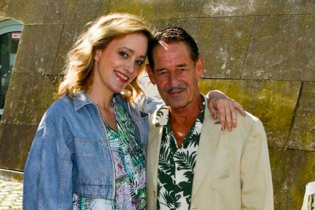 ABB RICHTER: Judith Richter and Max Tidof, the actors, appeared as guests on the ZDF TV show *Volle Kanne* in front of the ZDF studio in Düsseldorf on August 11, 2026, in North Rhine-Westphalia, Germany