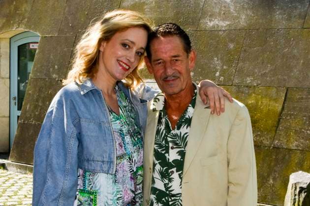 ABB RICHTER: Judith Richter and Max Tidof, the actors, appeared as guests on the ZDF TV show *Volle Kanne* in front of the ZDF studio in Düsseldorf on August 11, 2026, in North Rhine-Westphalia, Germany