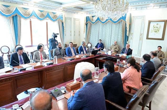 August 11, 2026, Pakistan: Prime Minister Muhammad Shehbaz Sharif Chairs Meeting on Federal Board of Revenue at PM House in Islamabad Pakistan  - ZUMAas3_ 20260811_zaf_as3_004 Copyright: xPPIx