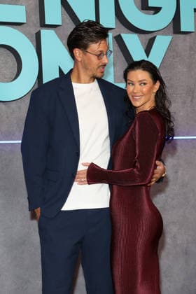 August 11, 2026: BENJAMIN SIEGRIST and BRITTANY HOCKLY attends the Australian Premiere of One Night Only at Hoyts Entertainment Quarter on August 11, 2026 in Sydney, Australia  - ZUMAa155 20260811_aaa_a155_027 Copyright: xChristopherxKhouryx