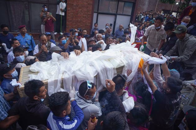 August 11, 2026, Kathmandu, Bagmati, Nepal: The bodies of three Nepali climbers who lost their lives in an avalanche on PakistanÃ¢â‚¬â ¢s Broad Peak were brought to Kathmandu today. The bodies of Kili Pemba Sherpa Ã¢â‚¬oeKilu,Ã¢â‚¬Â Gyalu Sherpa, and Nima Sherpa, who died in the avalanche, were brought to Kathmandu today. Kathmandu Nepal  - ZUMAa308 20260811_znp_a308_001 Copyright: xChandraxBahadurxAlex