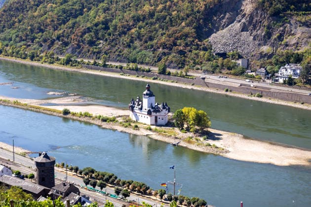 Blick auf die Burg Pfalzgrafenstein bei Kaub