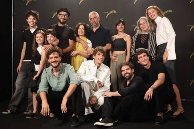 IPA87399486 - Locarno, Switzerland Locarno Film Festival 2026 Wandering Trees film photocall: director and cast In the photo: director, cast, and producer of the film  Copyright: xNickxZonnaxxcopyrightx x xNickxZonnax 87399486