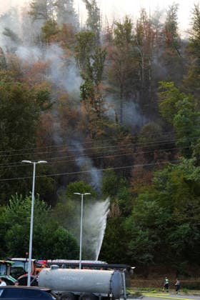Forest Fire in Zell am Harmersbach, August 11, 2026 Forest Fire in Zell am Harmersbach, August 11, 2026 Zell am Harmersbach, Baden-Württemberg, Germany Copyright: xBEAUTIFULxSPORTS Boscox