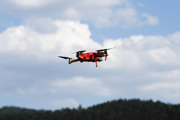 Forest Fire in Zell am Harmersbach, August 11, 2026 Forest Fire in Zell am Harmersbach, August 11, 2026 Drone operated by the Offenburg Fire Department, Zell am Harmersbach, Baden-Württemberg, Germany Copyright: xBEAUTIFULxSPORTS Boscox