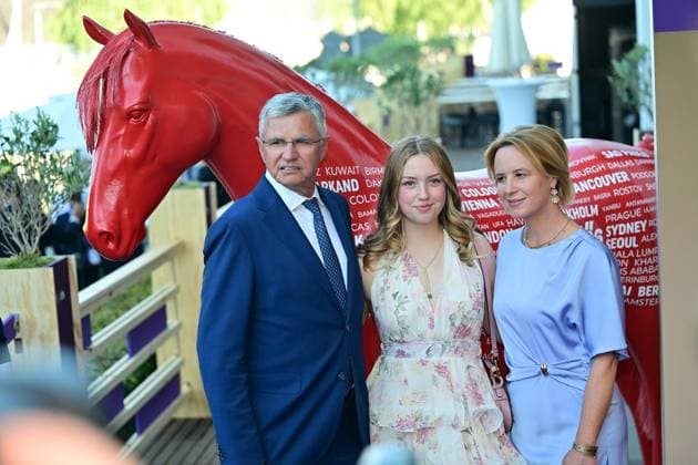 Media Night at the World Equestrian Games in Aachen ** FOR EDITORIAL PURPOSES ONLY ** EDITORIAL USE ONLY ** p The Media Night, featuring its celebrity guests, will kick off the AEI World Championships on Tuesday, August 11, 2026, on the grounds of the CHIO Aachen. Pictured: Julia Becker, Chairwoman of the Superv Copyright: KaixKitschenberg doc8746j1ecb12yjzz891i ,EDITORIAL USE ONLY Copyright: KaixKitschenberg
