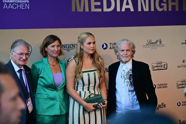 Media Night at the World Equestrian Championships in Aachen ** FOR EDITORIAL PURPOSES ONLY ** EDITORIAL USE ONLY ** p The AEI World Championships will kick off on Tuesday, August 11, 2026, at the CHIO Aachen grounds with Media Night and its celebrity guests. Pictured: Catharina Amalia Beatrix Carmen Victoria, Crown Princess of the Netherlands, Germa Copyright: KaixKitschenberg doc8746j53p14pej4drcwi ,EDITORIAL USE ONLY Copyright: KaixKitschenberg
