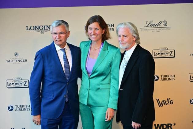 Media Night at the World Equestrian Championships in Aachen ** FOR EDITORIAL PURPOSES ONLY ** EDITORIAL USE ONLY ** p The AEI World Championships will kick off on Tuesday, August 11, 2026, at the CHIO Aachen grounds with the Media Night and its celebrity guests. Pictured are Stefanie Peters, president of the Aachen Racing Clu Copyright: KaixKitschenberg doc8746iu6l2l5hddy7d85 ,EDITORIAL USE ONLY Copyright: KaixKitschenberg