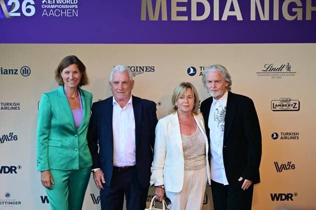 Media Night at the World Equestrian Games in Aachen ** FOR EDITORIAL USE ONLY ** EDITORIAL USE ONLY ** p The AEI World Championships will kick off on Tuesday, August 11, 2026, at the CHIO Aachen grounds with the Media Night and its celebrity guests. Germany, North Rhine-Westphalia, Aachen. Copyright KaixKitschenberg Copyright: KaixKitschenberg doc8746iuy2e1e2b5wncwi ,EDITORIAL USE ONLY Copyright: KaixKitschenberg