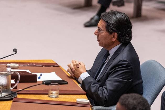 August 11, 2026, New York, New York, USA: Ambassador Danny Danon of Israel attends monthly Security Council Meeting on The situation in the Middle East, including the Palestinian question at UN Headquarters in New York, NY on August 11, 2026. New York USA - ZUMAr339 20260811_znp_r339_047 Copyright: xLevxRadinx