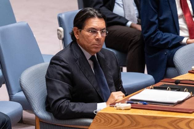 August 11, 2026, New York, New York, USA: Ambassador Danny Danon of Israel attends monthly Security Council Meeting on The situation in the Middle East, including the Palestinian question at UN Headquarters in New York, NY on August 11, 2026. New York USA - ZUMAr339 20260811_znp_r339_052 Copyright: xLevxRadinx