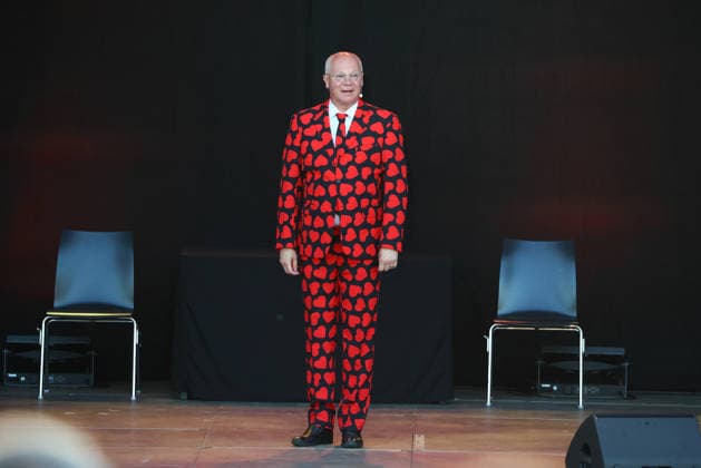 Volker Heißmann and Martin Rassau at the 2026 Seebühnen Festival at the Wilhelminenaue in Bayreuth