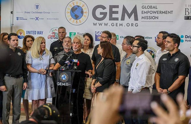 US-NEWS-COLOMBIA-EARTHQUAKE-US-AID-1-MI Colombian entrepreneur Jorge HanÃ speaks as part of a group of elected officials from South Florida, the City of Doral and businesses leaders that joined Mayor Christi Fraga and Michael Capponi, founder of the Global Empowerment Mission (GEM), during a press conference to detail the urgent relief operations and a call for local volunteers and the need of donations a day after the devastating 7.4-magnitude earthquake that struck western Colombia on Aug. 10, at the organization™s headquarters in Doral, Florida, on Tuesday, Aug.11, 2026. (Pedro Portal Miami Herald TNS) FL USA EDITORIAL USE ONLY Copyright: x@PPORTALx 181794388W PedroxPortalx krtphotoslive965904