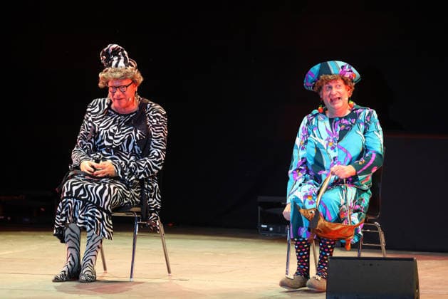 Volker Heißmann and Martin Rassau at the 2026 Seebühnen Festival on the Wilhelminenaue in Bayreuth