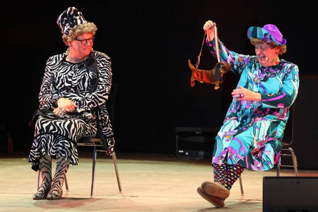 Volker Heißmann and Martin Rassau at the 2026 Seebühnen Festival on the Wilhelminenaue in Bayreuth