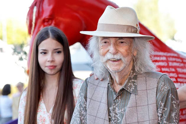 Science journalist Jean Pütz and his daughter Julie Josephine Pütz at Media Night during the FEI World Championships Aachen 2026 at the CHIO grounds in Aachen, August 12, 2026, North Rhine-Westphalia, Germany Copyright: xChristophxHardtx