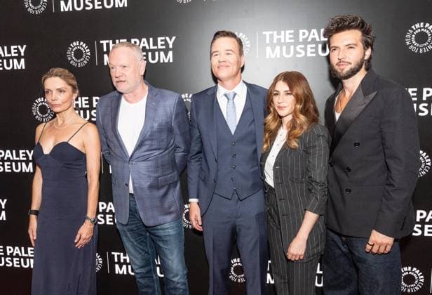 August 11, 2026, Bronx, New York, USA: Tristan Roche, Jared Harris, Michael Russell Gunn, Aya Cash, Guy Burnet attend special preview screening The Brink of War at Paley Center for the Media in New York, NY on August 11, 2026. Bronx USA - ZUMAr339 20260811_znp_r339_097 Copyright: xLevxRadinx