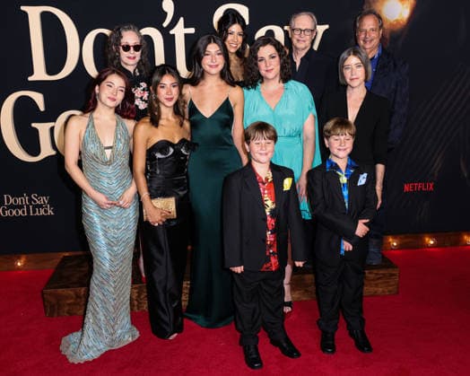 New York Premiere Of Netflix s Don t Say Good Luck MANHATTAN, NEW YORK CITY, NEW YORK, USA - AUGUST 10: Bebe Neuwirth, Scarlett Estevez, Sunny Sandler, Stephanie Beatriz, Nicholas Art, Melanie Lynskey, Steve Buscemi, Ruby Barnhill, Julia Hart and Jon Lovitz arrive at the New York Premiere Of Netflix s Don t Say Good Luck held at The Plaza Hotel on August 10, 2026 in Manhattan, New York City, New York, United States. New York City The Plaza Hotel New York United States Copyright: xImagexPressxAgencyx
