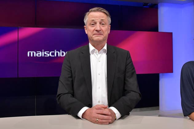 Nikolaus Blome on the ARD talk show *maischberger* at the studio in Berlin-Adlershof, Berlin, August 11, 2026 Foto:xM.xBehrensx xFuturexImagex maischberger1108_6807