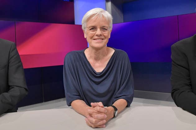 Ulrike Herrmann on the ARD talk show *maischberger* at the studio in Berlin-Adlershof, Berlin, August 11, 2026 Foto:xM.xBehrensx xFuturexImagex maischberger1108_6817