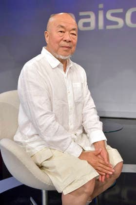 Ai Weiwei on the ARD talk show *maischberger* at the Berlin Adlershof studio, Berlin, August 11, 2026 Foto:xM.xBehrensx xFuturexImagex maischberger1108_6821