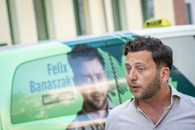 Felix Banaszak, Federal Chair of BÜNDNIS 90 THE GREENS, kicks off his 2026 summer tour under the slogan Taxi Banaszak. Felix Banaszak’s Taxi Banaszak summer tour begins in Berlin, Berlin, Berlin, Germany, at the party headquarters.