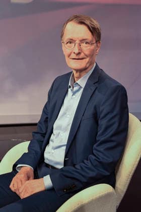 ABB MAISCHBERGER Karl Wilhelm Lauterbach, health economist and SPD politician, appeared as a guest on the ARD TV talk show *maischberger* on August 11, 2026, in Berlin, Germany