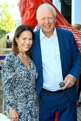Daniela Boff and Tom Buhrow at the Media Night for the 2026 FEI World Championships Aachen in the Champions Circle at the Aachen Equestrian Stadium, August 11, 2026 Foto:xC.xAdolph xFuturexImagex fei_6809