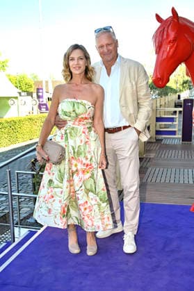 Anna Posch and Stefan Blöcher at the Media Night for the 2026 FEI World Championships Aachen in the Champions Circle at the Aachen Equestrian Stadium, August 11, 2026 Foto:xC.xAdolph xFuturexImagex fei_6813