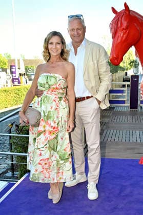 Anna Posch and Stefan Blöcher at the Media Night for the 2026 FEI World Championships Aachen in the Champions Circle at the Aachen Equestrian Stadium, August 11, 2026 Foto:xC.xAdolph xFuturexImagex fei_6814