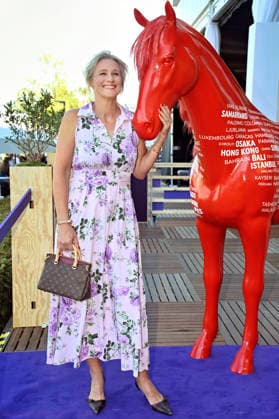 Britta Heidemann at the Media Night for the 2026 FEI World Championships Aachen in the Champions Circle at the Aachen Equestrian Stadium, August 11, 2026 Foto:xC.xAdolph xFuturexImagex fei_6838