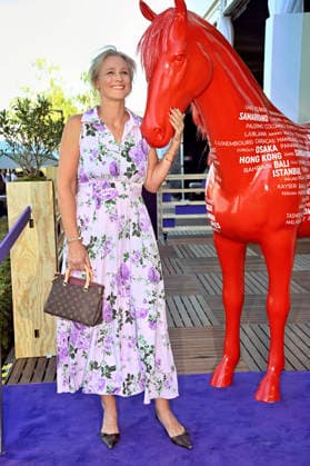 Britta Heidemann at the Media Night for the 2026 FEI World Championships Aachen in the Champions Circle at the Aachen Equestrian Stadium, August 11, 2026 Foto:xC.xAdolph xFuturexImagex fei_6839