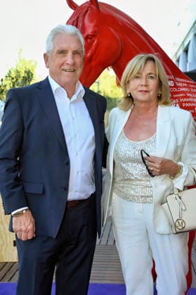 Klaus Fischer and Margit Fischer at the Media Night for the 2026 FEI World Championships Aachen in the Champions Circle at the Aachen Equestrian Stadium, August 11, 2026 Foto:xC.xAdolph xFuturexImagex fei_6841