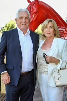 Klaus Fischer and Margit Fischer at the Media Night for the 2026 FEI World Championships Aachen in the Champions Circle at the Aachen Equestrian Stadium, August 11, 2026 Foto:xC.xAdolph xFuturexImagex fei_6842
