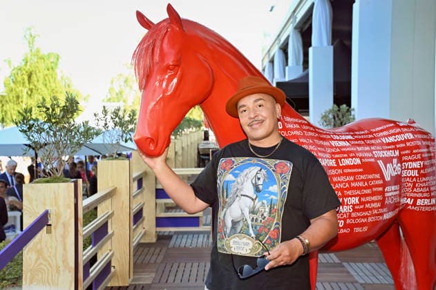 Lou Bega at the Media Night for the 2026 FEI World Championships Aachen in the Champions Circle at the Aachen Equestrian Stadium, August 11, 2026 Foto:xC.xAdolph xFuturexImagex fei_6860