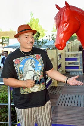 Lou Bega at the Media Night for the 2026 FEI World Championships Aachen in the Champions Circle at the Aachen Equestrian Stadium, August 11, 2026 Foto:xC.xAdolph xFuturexImagex fei_6862